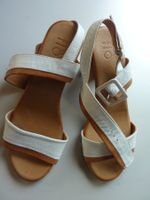 Donna Flo-Sandale, Gr. 37, Weiss/Caramel, neu, Sommer-Look