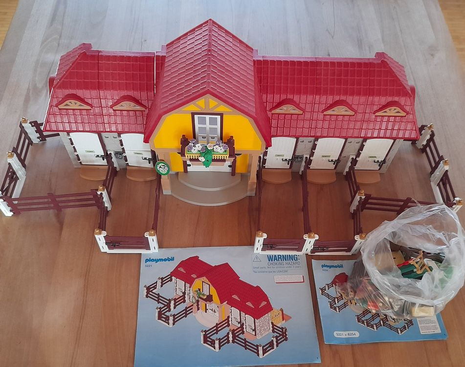 Playmobil, Grosser Reiterhof mit Zusatz | Kaufen auf Ricardo