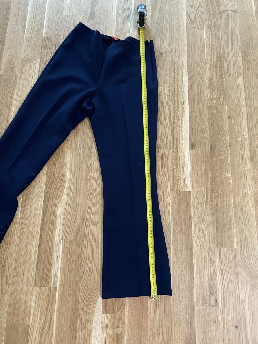 Pantaloni: Max&Co. Trousers, Navy Blue, Flared Cut, Size Small – Usato da Zug venduto da lil_mj92 6
