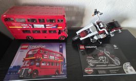 LEGO Creator Sets London Bus 10258 Motorrad 10269