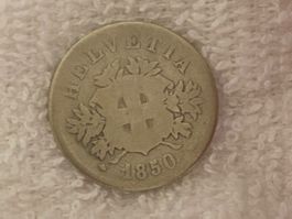 20 centimes/Rappen 1850