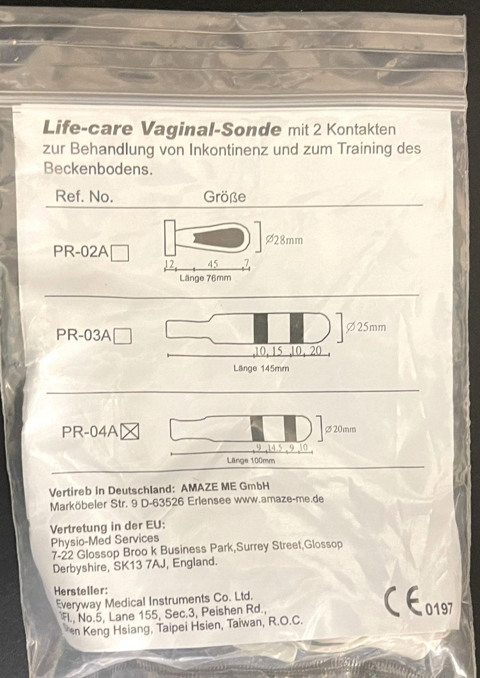 Dispositivi per massaggi: Sonde -  PR-04A – Nuovo e nell'imballaggio originale da Oftringen venduto da Vucki 1