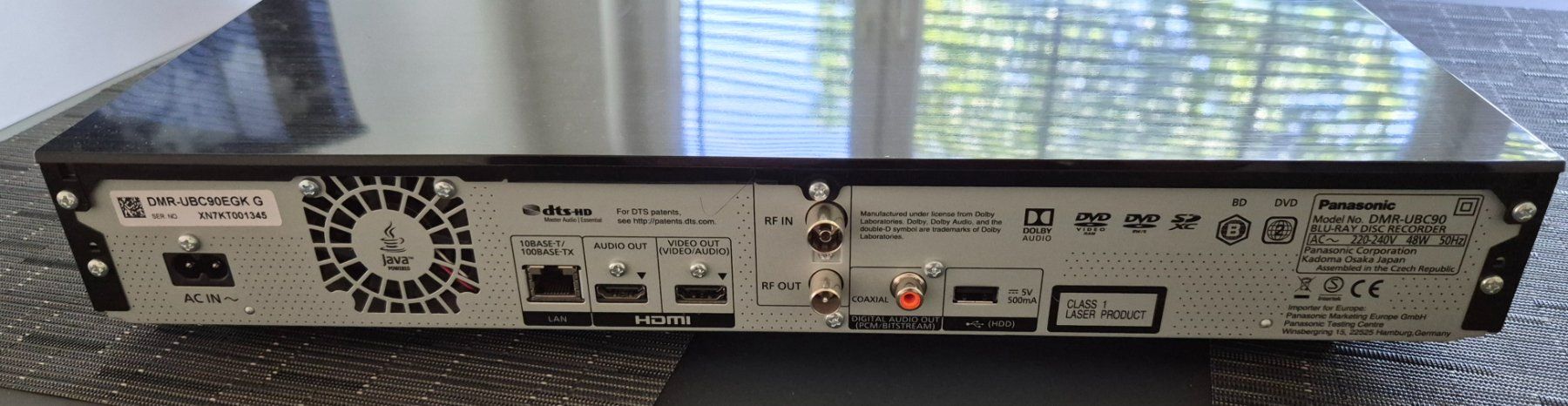 Panasonic Ricevitori: Panasonic DVBC TV Receiver / CI+ / Blu-Ray Recorder / Remote – Usato da Zollikerberg venduto da sandokanhaus 2