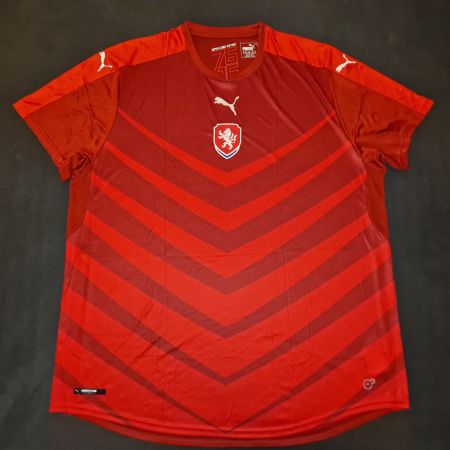 Trikot Tschechien 3XL rot Authentic-Siegel 2016/2017