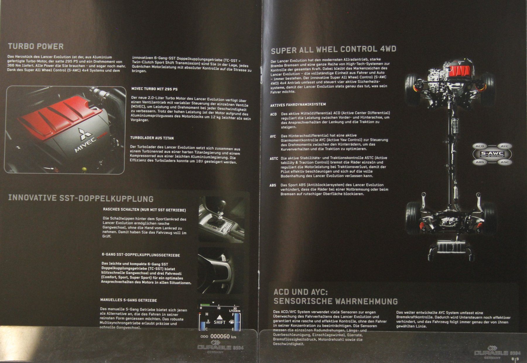 Mitsubishi Dokumente: PROSPEKT | MITSUBISHI LANCER EVOLUTION - X | AB 08.2010 – Gebraucht aus Unterägeri von GIGOLOLIT 4