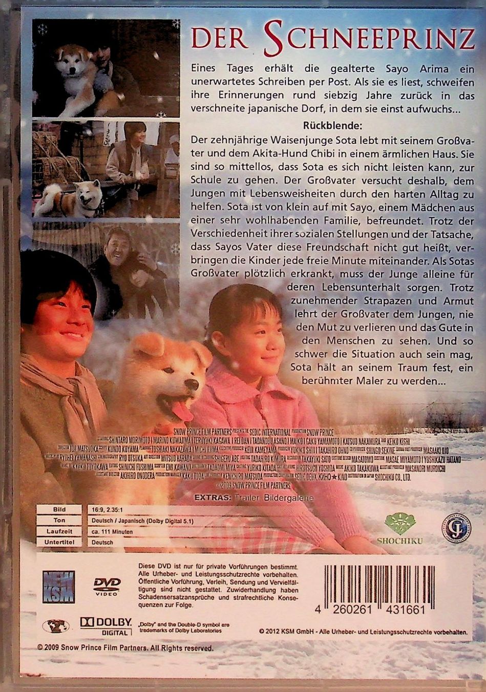 Tutti i DVDs: DVD Der Schneeprinz – Usato da Reitnau venduto da Zaomir 1