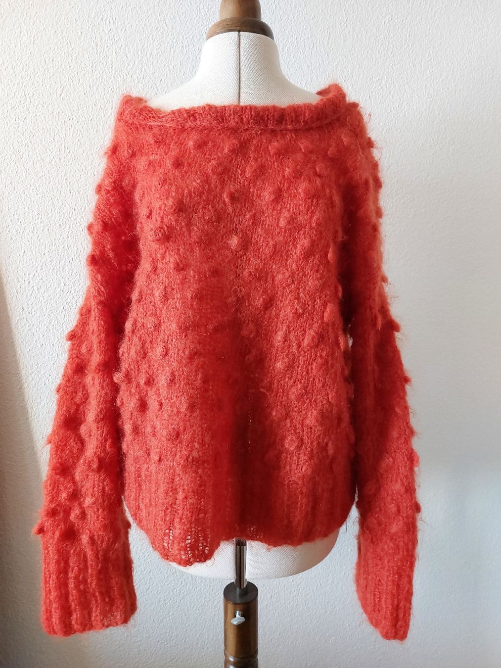 Pulls & Sweat-shirts: Wunderschöner Strickpullover, orange-rot – D'occasion à Horgen par prinza