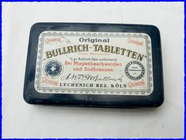 Alte Blechdose für Original "BULLRICH-Tabletten"