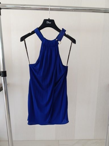 Roberto Cavalli Top: Roberto Cavalli Bluse Königsblau Gr.  XS – Nuovo (secondo la descrizione) da Hergiswil NW venduto da pol_9dl8