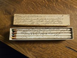 Il Papiro Bleistiftset mit Etui, neuwertig, Vintage! (K)