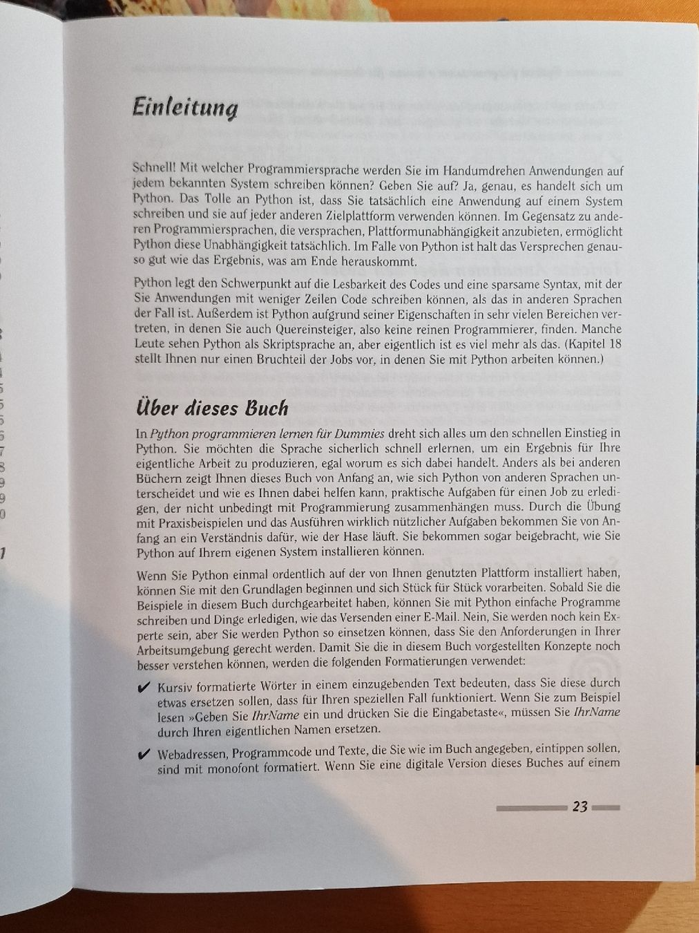 Bücher: Python programmieren lernen für Dummies – Gebraucht aus Winterthur von  2