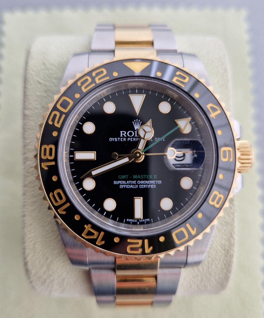 Rolex Orologi: Rolex GMT Master 18K/SS 116713LN – Usato da Dättwil AG venduto da Fope60