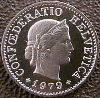 5 Rappen 1979 stgl. / aus Münzsatz
