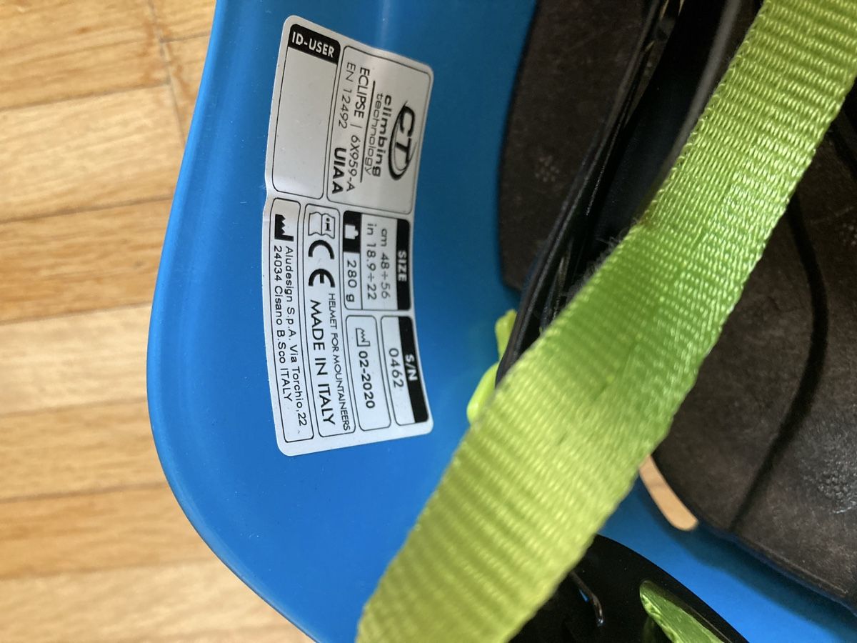 Helme: Kletterhelm Climbing Technology Eclipse Grösse 48-56 guter Z – Gebraucht aus Zürich von Sarah.ZH01 2