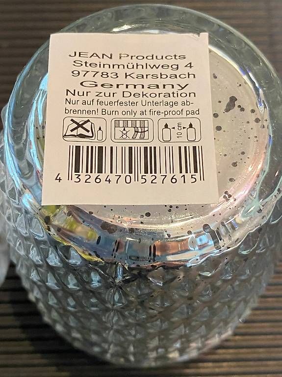 Tutte le decorazioni: 24 Stück silberne Wind/Teelichter – Nuovo e nell'imballaggio originale da Egg SZ venduto da irbaku 2
