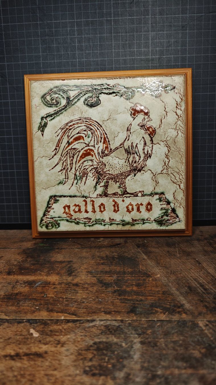 Dessous de verre: Wunderschöner alter Pfannenuntersetzer GALLO – D'occasion à Gelterkinden par MYSTOREFORYOU4460 3