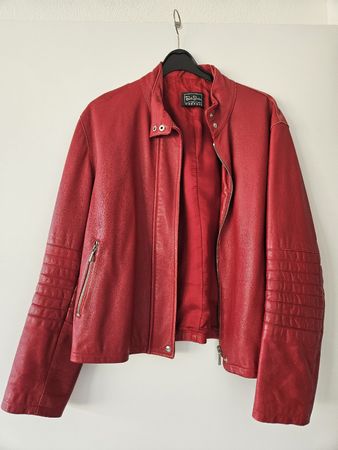 Betty Barkley Lederjacke rot Gr.38