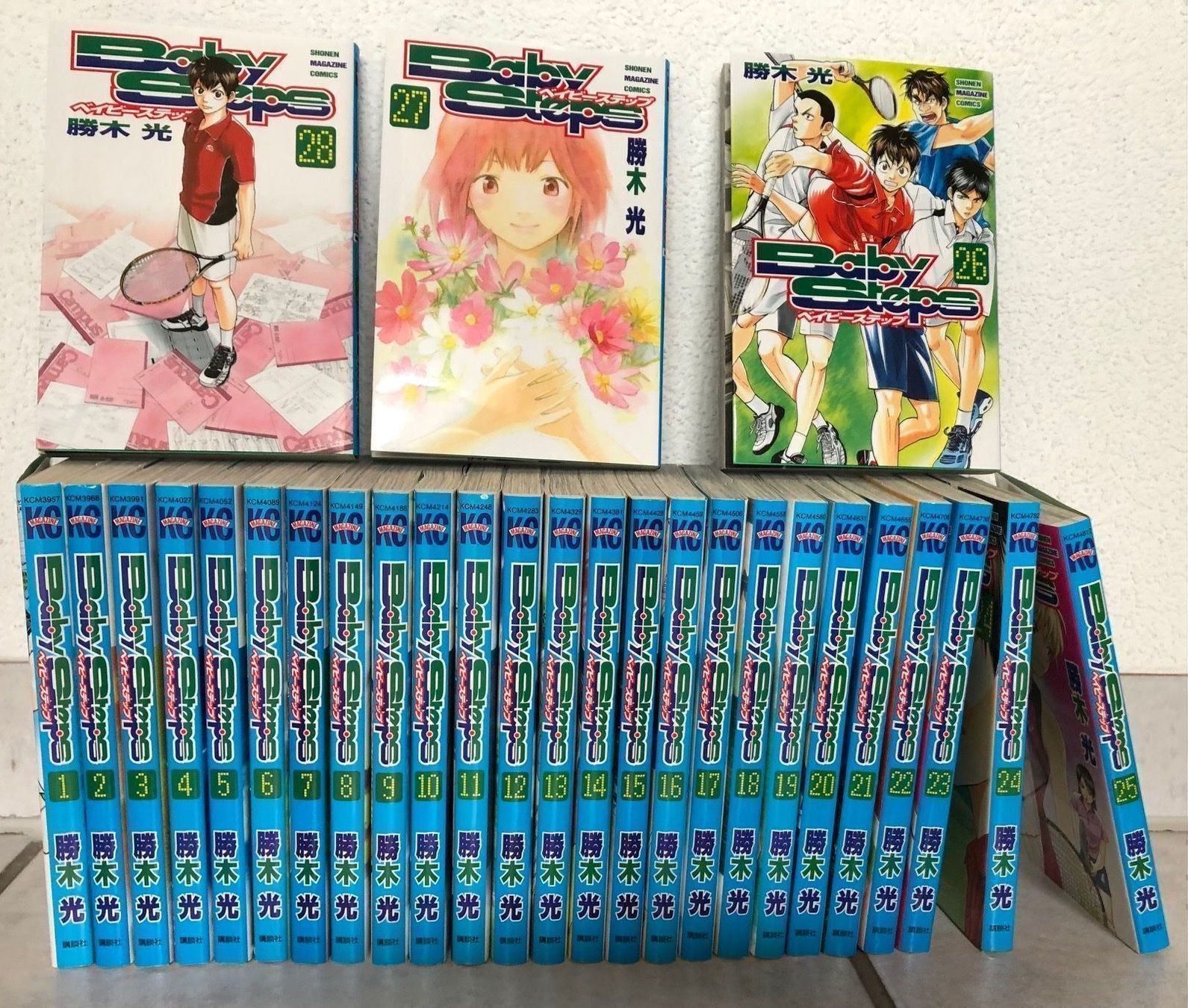 Fumetti: MANGA - SERIE 1-28 - BABYSTEPS – Usato da dachsen venduto da oheio
