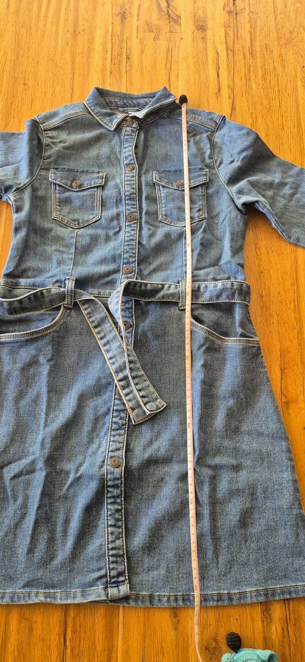 C&A Pantaloni: 164 - Grösse, Mädchen Jeans KLEID langarm – Usato da Nottwil venduto da echtMOMO 9