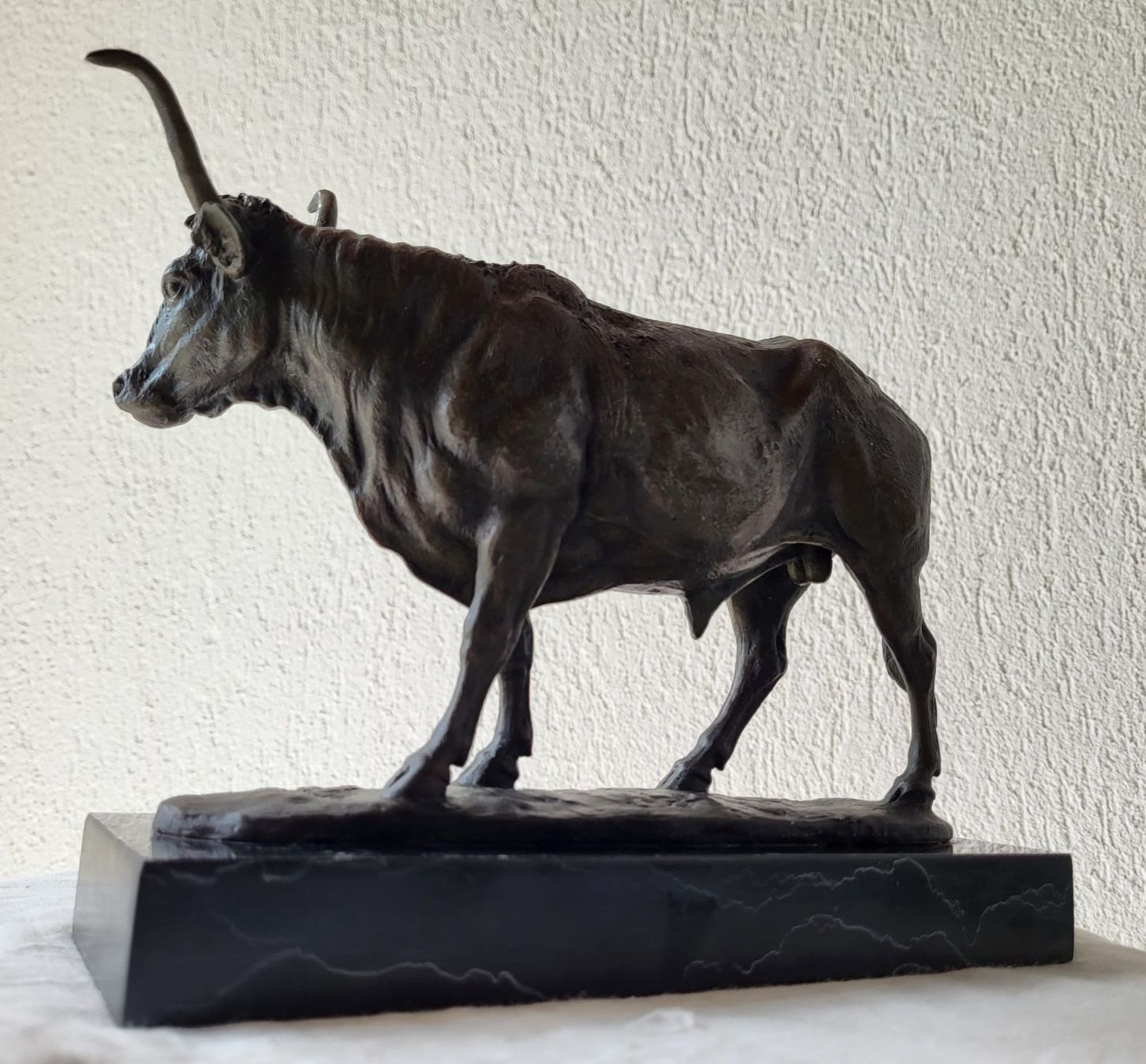 Sculture & Statue: Bronce / Bronze kräftiger Langhorn Stier – Usato da Stüsslingen venduto da pati-king 8