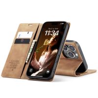 iPhone 16 Pro Max  - étui à rabat portefeuille antichoc