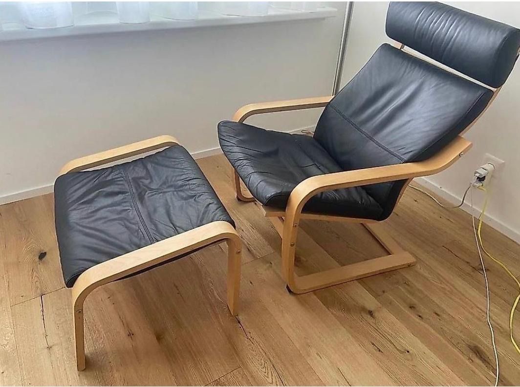 Ikea Poltrone: Ikea Sessel mit Hocker  – Usato da Berikon venduto da compton19