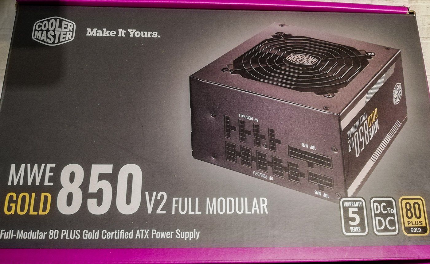 Componenti elettronici: Netzteil/PSU CoolerMaster MWE Gold 850W v2 FULL MODULAR – Usato da Locarno venduto da Kira712 1
