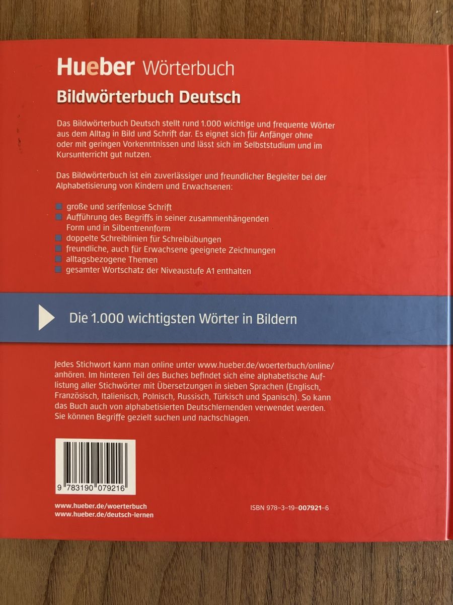 Libri: Bildwörterbuch Deutsch – Nuovo (secondo la descrizione) da Rafz venduto da ric_9hfy 1