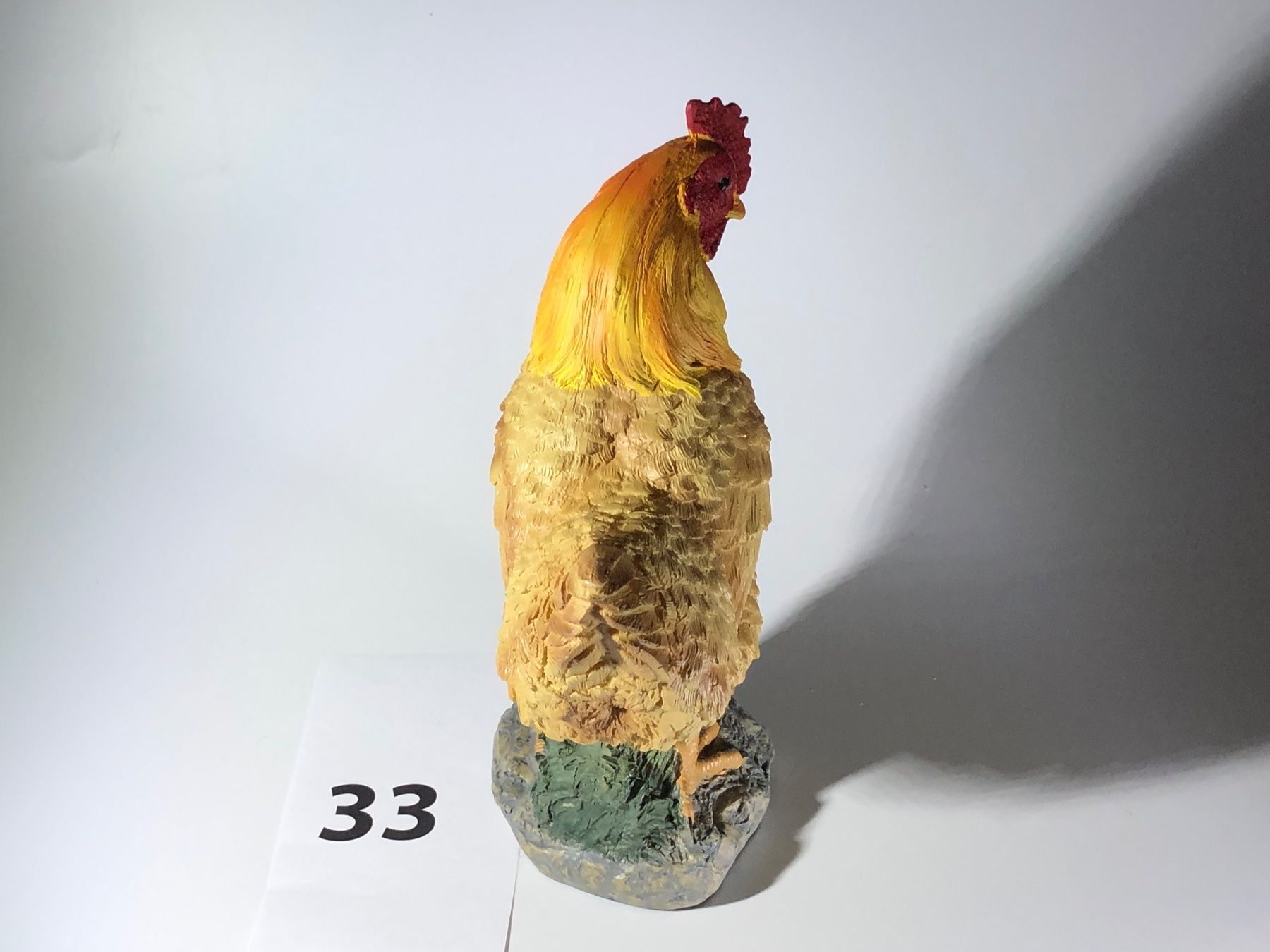 Statuette: Huhn / Polyresin - ca. 23 cm hoch / Nr33 – Nuovo (secondo la descrizione) da Bergdietikon venduto da Garak 3