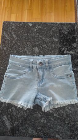 Jeans-Shorts kurze Hose hellblau Gr. 122/128
