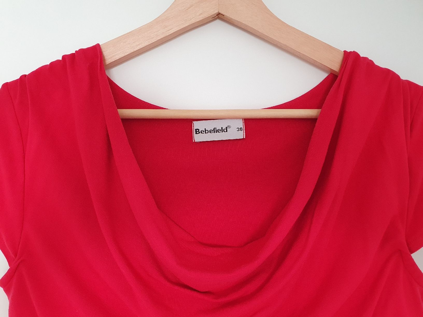 Top: Rotes Umstandstop von Bebefield, Gr. 38, Top Zustand! – Usato da Einigen venduto da thundermother 1