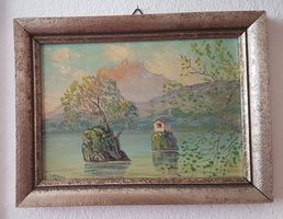 J. M. Erni – Pilatus Landschaft, signiertes Gemälde