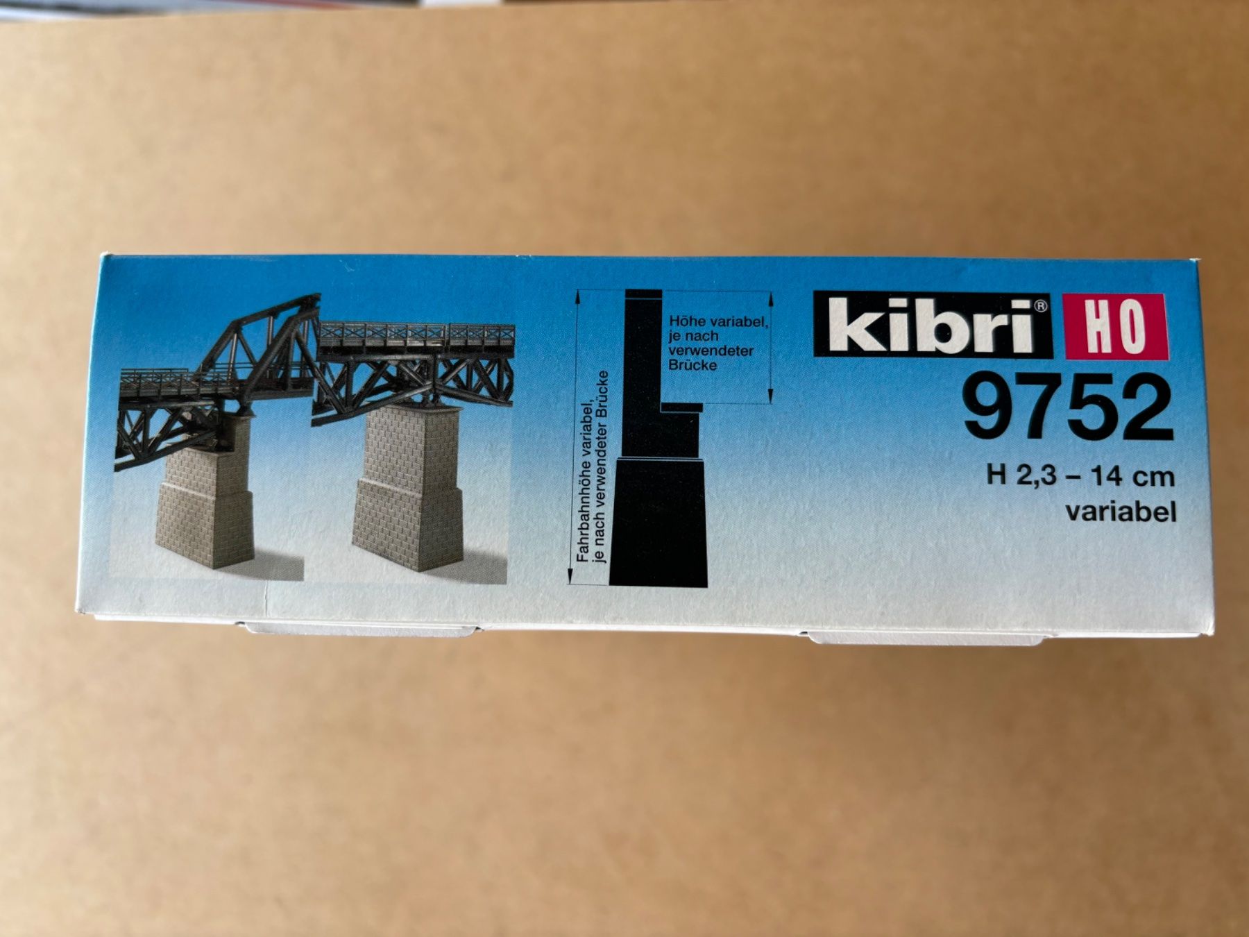 Kibri Modelleisenbahnen: Kibri 9752 Universal Brücken-Mittelpfeiler – Neu und originalverpackt aus Hauterive NE von eriamch