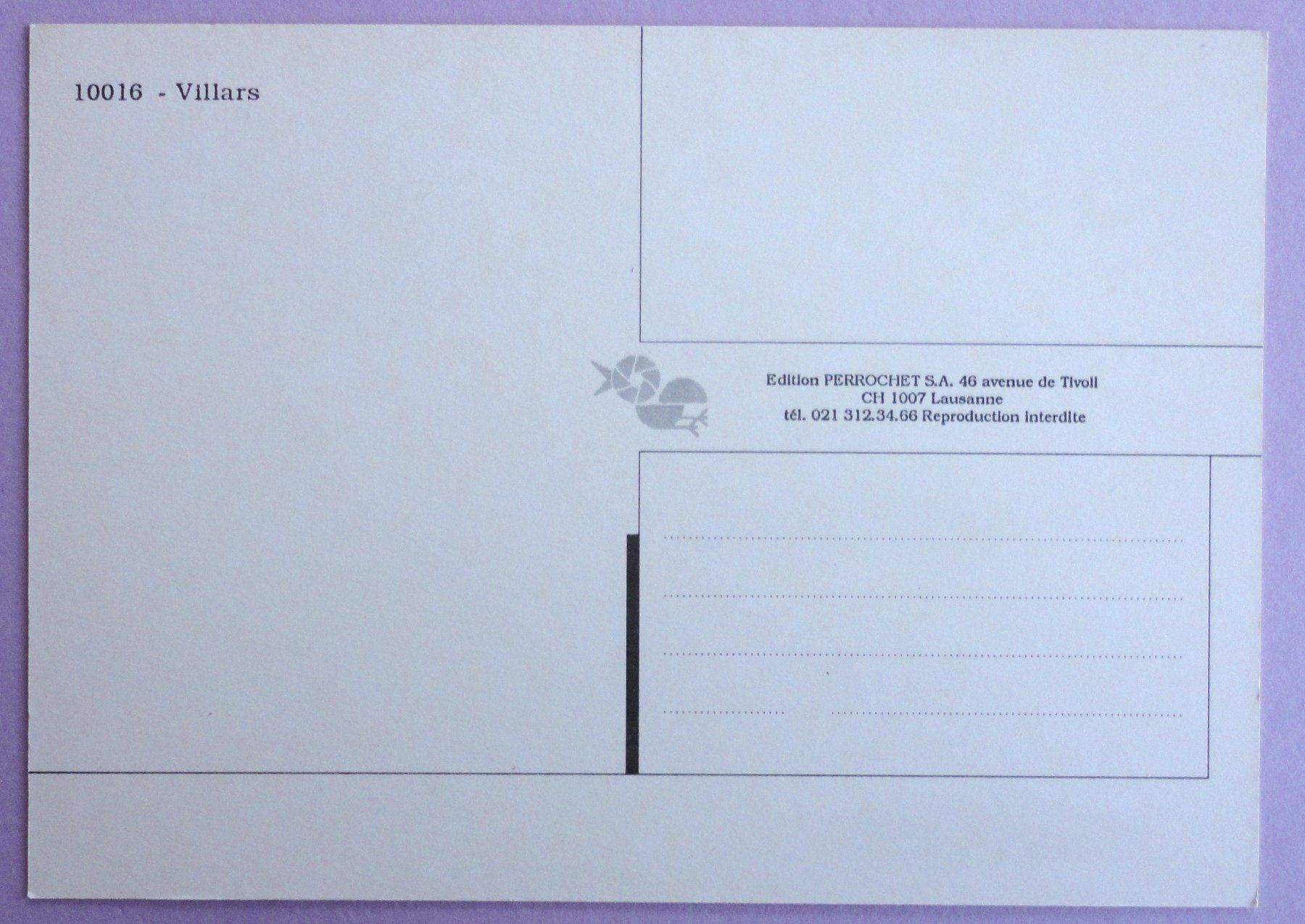 Cartes postales: Villars – D'occasion à Fétigny par Billy2miny 1