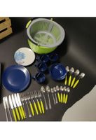Camping Geschirr Set von Gimex + Becken & Korb