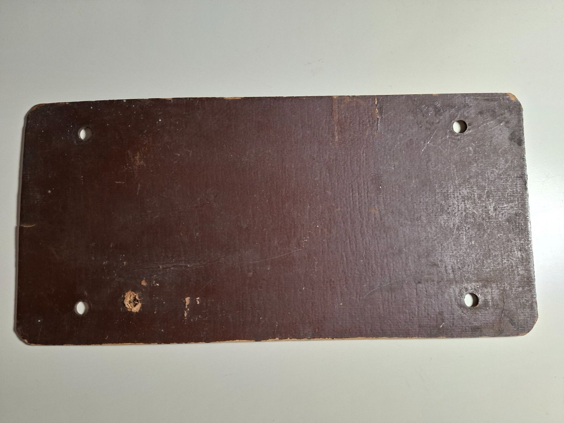 Schilder: NUMMERNSCHILD ILLINOIS 1944 – Gebraucht aus Zug von Coffeeshop 1