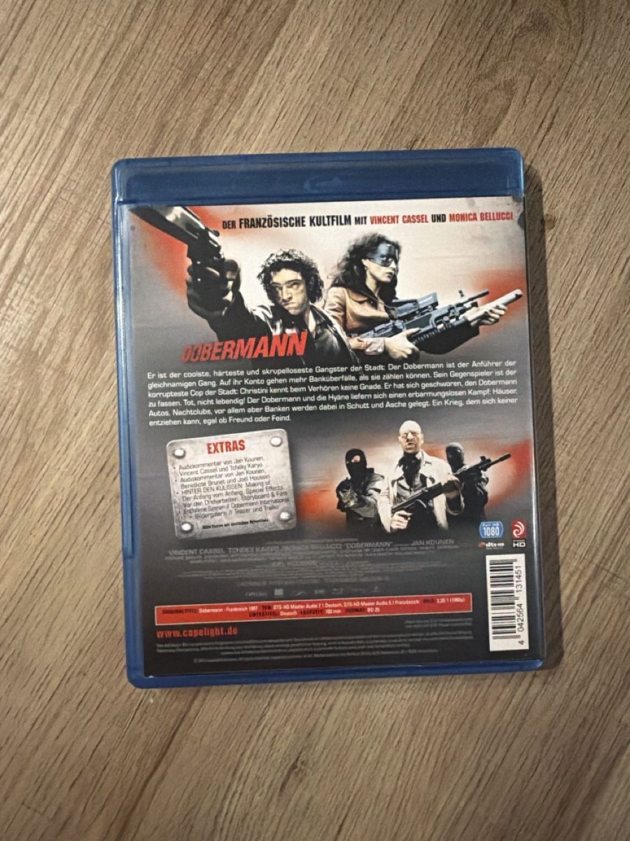 Alle DVDs: Dobermann (1997) BluRay – Gebraucht aus Hagendorn von masterchieff 1