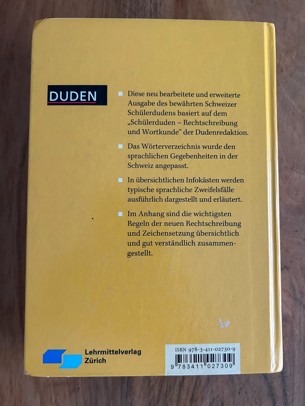 Libri: DUDEN - Schweizer Schülerduden Rechtsschreibung – Usato da Küsnacht ZH venduto da filo_fila8700 2