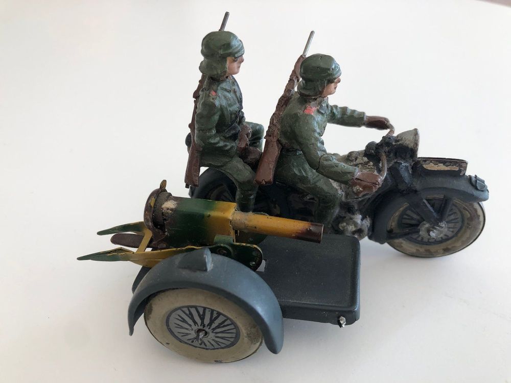 Elastolin Jouets: MOTO SIDERCAR ELASTONIL – D'occasion à Davesco par cap_67b9 2