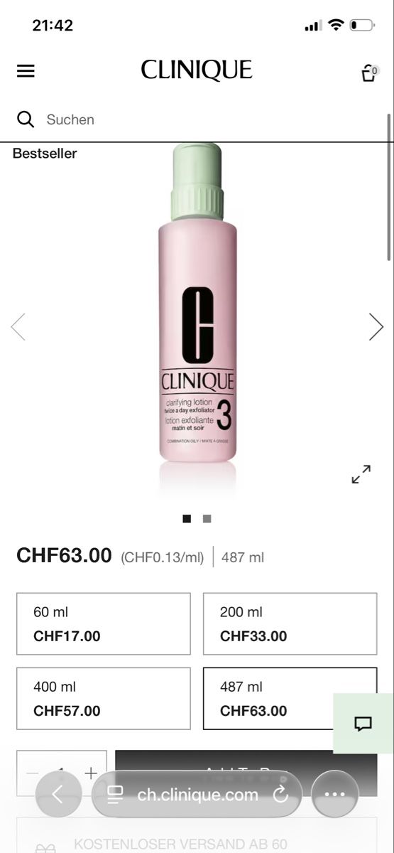 Clinique Gesichtspflege: NEU: Clinique Clarifying Lotion 3, 487ml  – Neu und originalverpackt aus Bellach von Dreamer2501 3