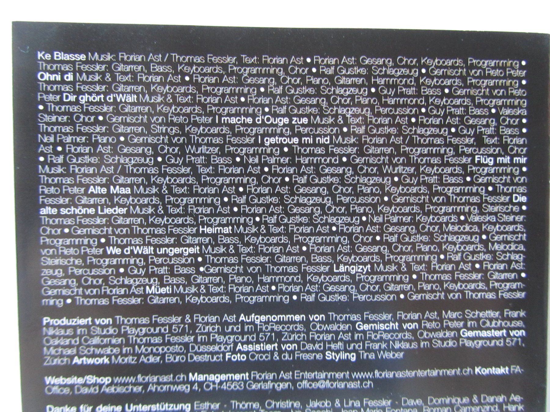 CD: Florian Ast, CD, Läbeszeiche – Usato da Weiningen ZH venduto da dietsch57 3