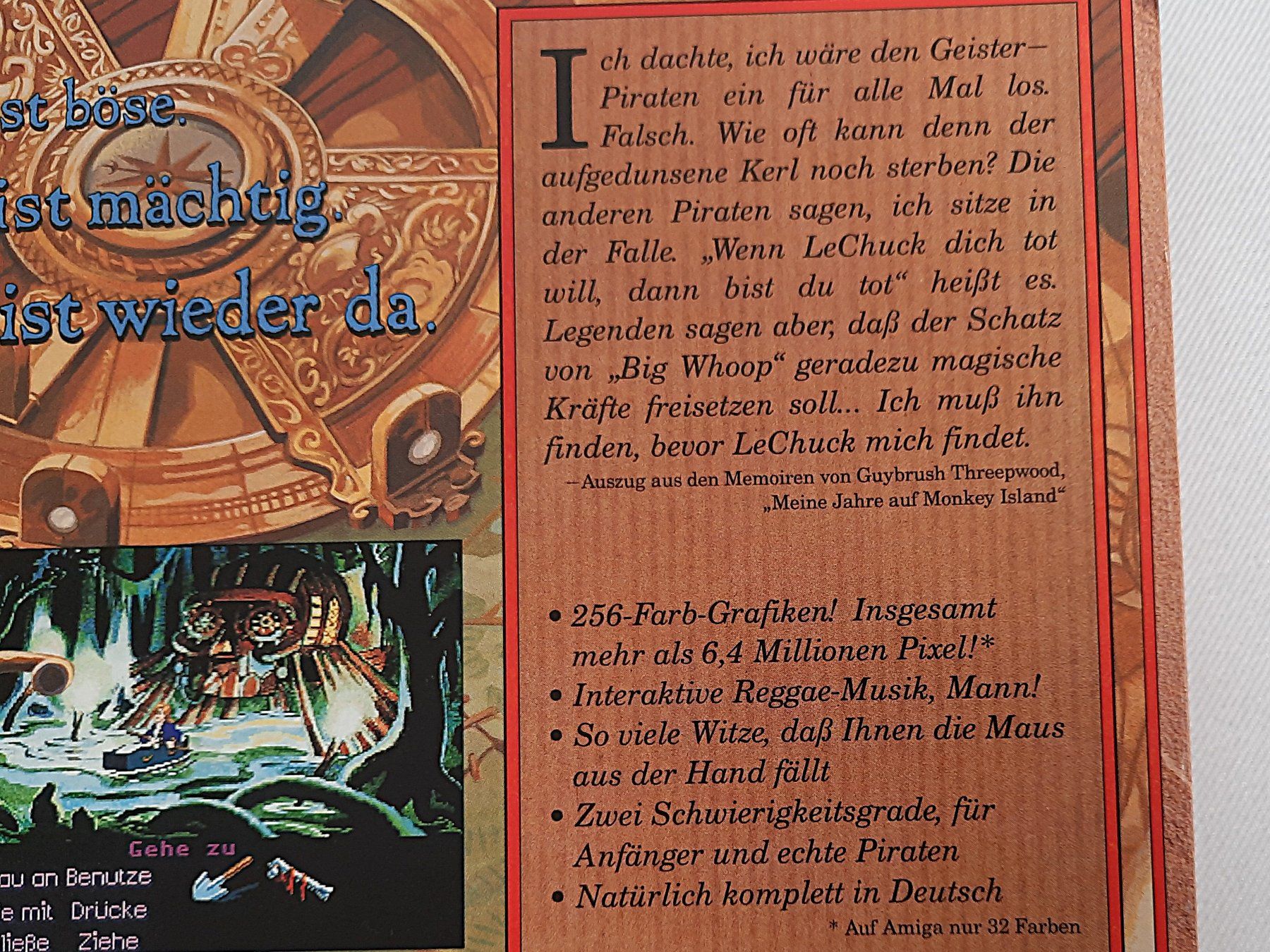 Giochi: LUCASART: "Monkey Island2: LeChuck's Revenge" – Usato da Beinwil am See venduto da Restwert_Beinwil 3