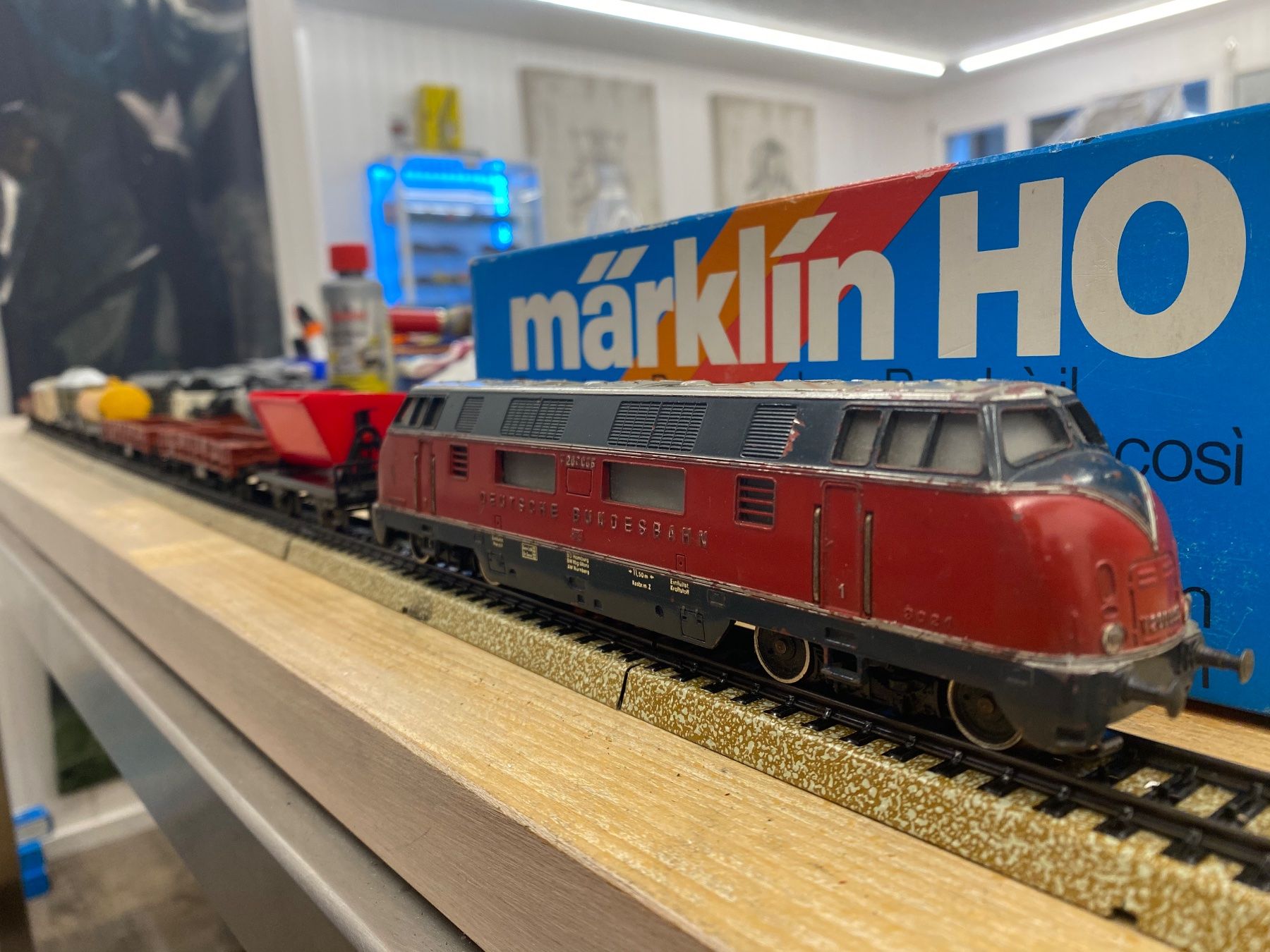 Märklin Modellini di ferrovie: Märklin 3021 DB V200 Güterzug – Usato da Lupsingen venduto da New-Haven