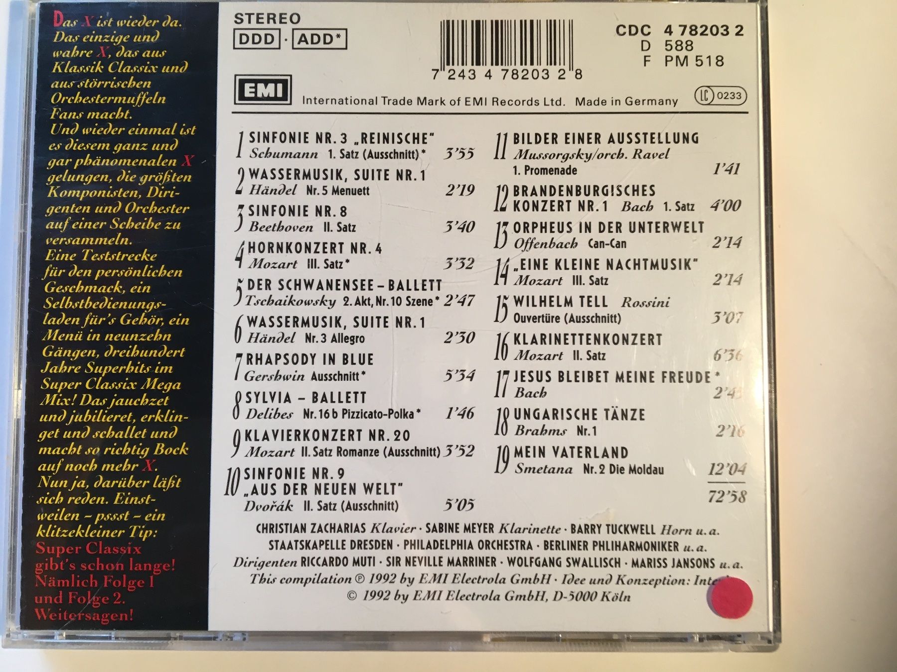 CDs: ClassiX – D'occasion à Arth par Vrecam51 1