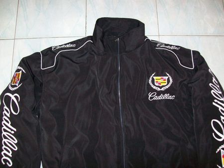 NEU Cadillac Fan Jacke schwarz alle Farben/Größen/Modelle