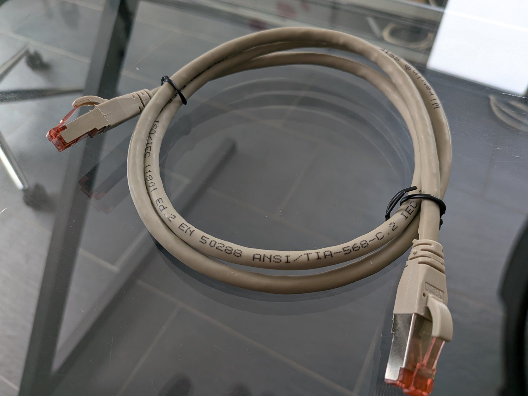 Cavi: Wirewin Câble patch RJ-45, Cat 6, SSTP, 1 m, Gris – Usato da Avry-devant-Pont venduto da OBoss 1