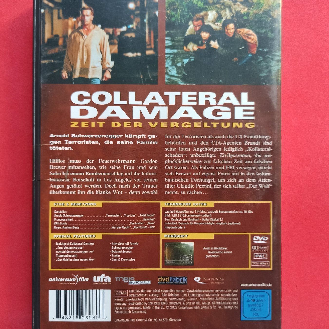 Tutti i DVDs: Collateral Damage - Zeit der Vergeltung – Usato da Dübendorf venduto da kb86_MOVIE 1