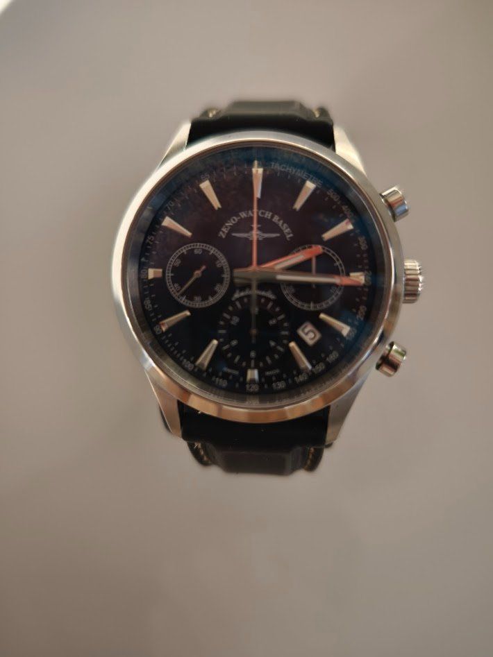 Zeno Orologi: ZENO Watch Automatic Chrono 7753, schwarz – Usato da Niederrohrdorf venduto da pwNRD