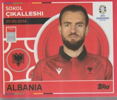 EURO 2024 Topps sticker ALBANIA ALB 18 CIKALLESHI