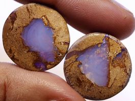 Australischer Boulder Opal Paar 32.00Cts